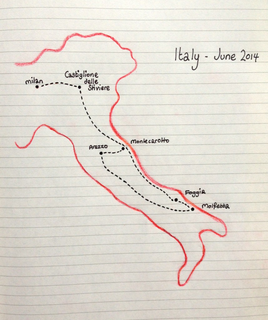 Italy map