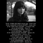 February & March Tour Dates